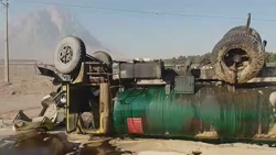 محور آزادگان مسدود است
