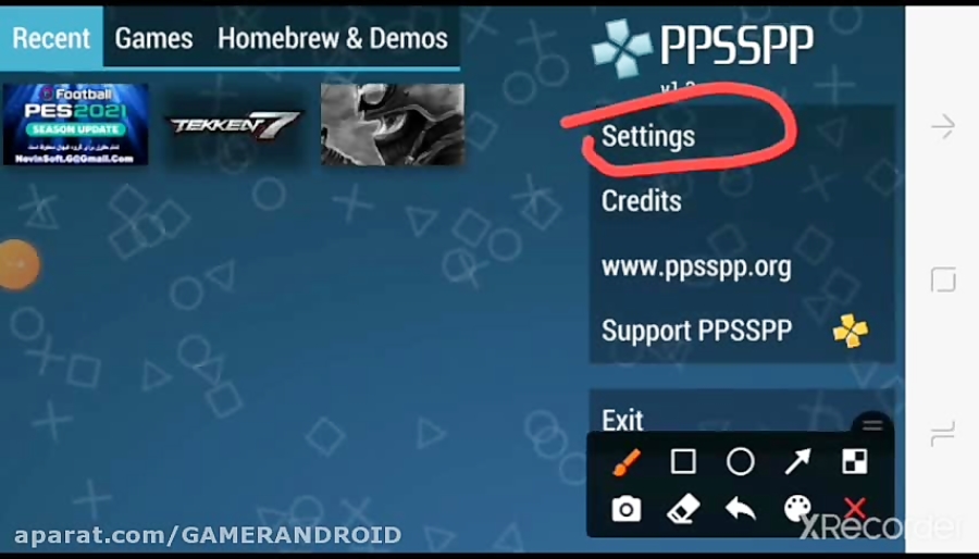 گذاشتن تم کلاسیک ppsspp