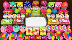 مخلوط کردن اسلایم های رنگی - ب...