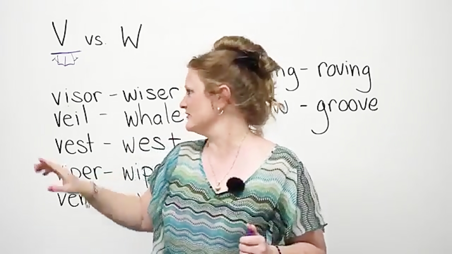 How To Pronounce V And W In English