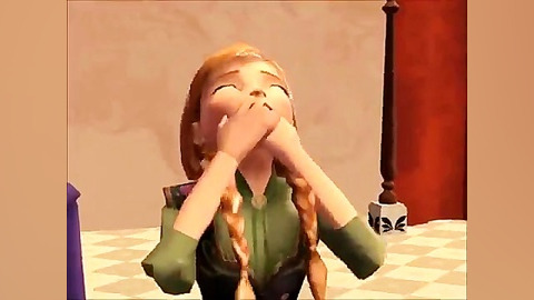 MMD Frozen Teens Elsa and Anna are Going Disneyland هولوگرام سه‌بعدی جراحی