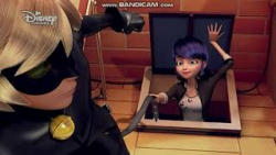 لحظات نجات مرینت توسط ادرین