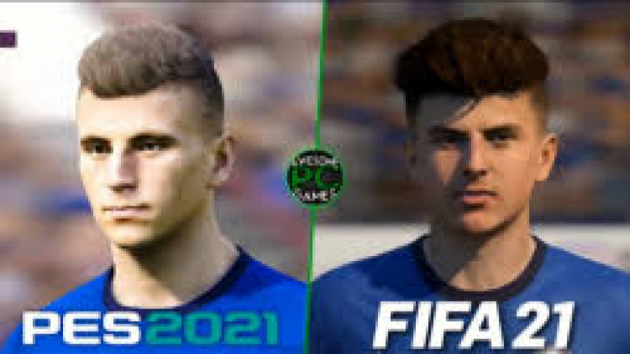 مقایسه چهره بازیکنان چلسی در PES 2021 و FIFA 2021