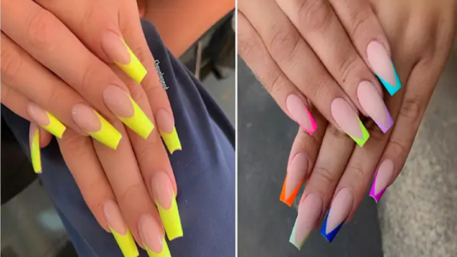 ایده های جالب مانیکور ناخن | بهترین طراحی های ناخن