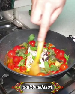 پاستا با پنیر فتا آشپزی