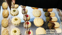 شیرینی عید نازگل (پنج مدل شیری...