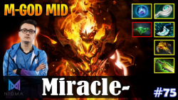 گیم پلی دوتا 2 - Miracle با Shadow Fiend در Mid lane در Patch 7.27