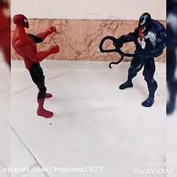 جنگ مرد عنکبوتی با ونوم