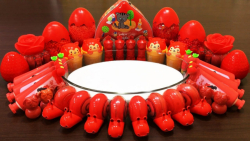 میکاپ اسلایم اکلیلی تم قرمز