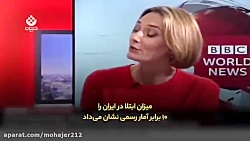 مصاحبه با BBC در مورد آمار کرونا در ایران