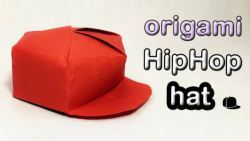 اوریگامی کلاه هیپ هاپ