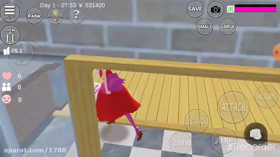 میراکلس در Sakura school simulator