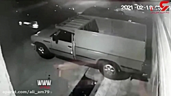 سرقت نیسان وانت به راحتی و خون...