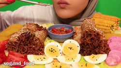 چالش آسمر سوگند فود کیمچی و نو...