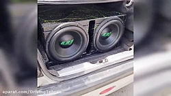 سیستم صوتی پژو ۲۰۶ صندوق دار ساب ووفر دوبل