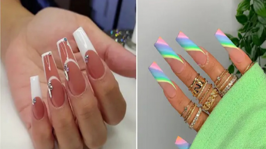 آموزش کاشت ناخن _ دیزاین ناخن