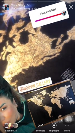 تابلو‌  ورق طلا اکرلیک