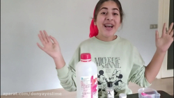 با آب لبو یک اسلایم خوشگل درست...