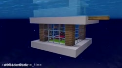 اموزش ساخت خانه کوچک و لوکس روی اب در بازی ماینکرافت