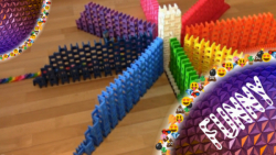 دمینوهای جالب و دیدنی - ریختن...