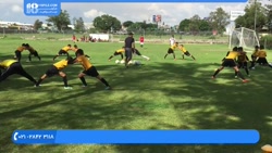 آموزش فوتبال - تمرینات آموزشی فوتبال