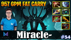 گیم پلی دوتا 2 - Miracle  با Terrorblade در Safe lane در Patch 7.27