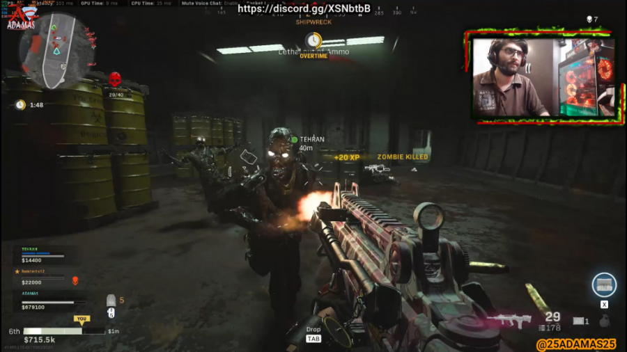 زامبی کُشی در کالاف دیوتی وارزون Call of Duty Zombie