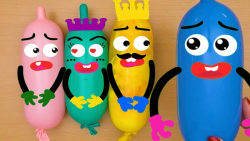 سرگرمی با بادکنکهای مواد اسلای...