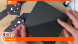 آموزش ساخت اوریگامی | اوریگامی خفاش