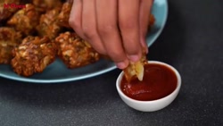 طرز تهیه کتلت به طرح گل