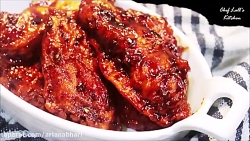 طرز تهیه بال مرغ اسپایسی در من...