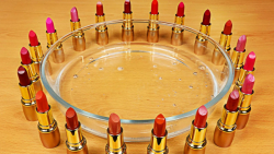 مخلوط اسلایم شفاف و رژ