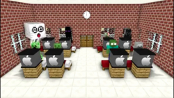 مدرسه هیولا ماین کرافت اپل