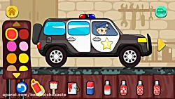 ولاد و نیکی با ماشین بازی می ک...