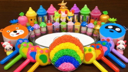 مخلوط کردن اسلایم  تفریحی و سر...