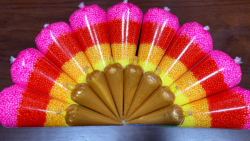 کرانچی اسلایم رنگین کمانی  طلا...