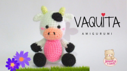 آموزش بافت عروسک گاو با قلاب/ ویدئو به زبان اسپانیایی