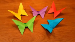 اموزش اوریگامی / اموزش ساخت پروانه اوریگامی