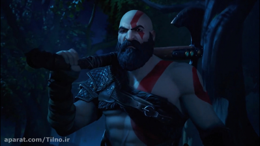 تریلر حضور شخصیت Kratos در بازی Fortnite