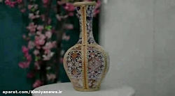 کافه خبر وگزارش عرفان بیاتیان از سفال فرش دستباف تاجف درفرهنگسرای نیاوران