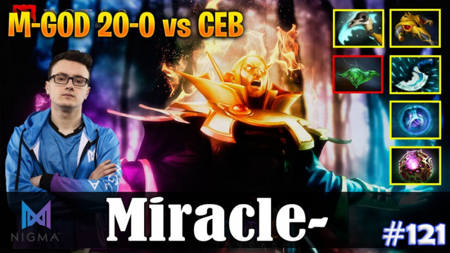 گیم پلی دوتا 2   Miracle با Invoker در Mid Lane در Patch 727