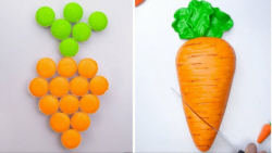 تزئین کیک میوه ای فوندانت