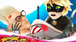 نبرد ساختگی لیدی باگ و کت نوار...