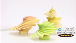 ترفند برش سیب به چند شکل بسیار...