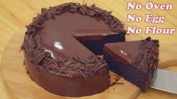 تزئین کیک شکلاتی