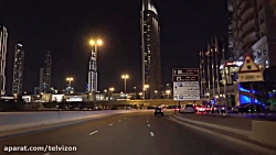 هشتاد و هفت (87) دقیقه رانندگی در شهر دبی امارات | (خیابان های جهان 388)