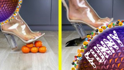 له کردن خوراکی ها با کفش  ردشد...