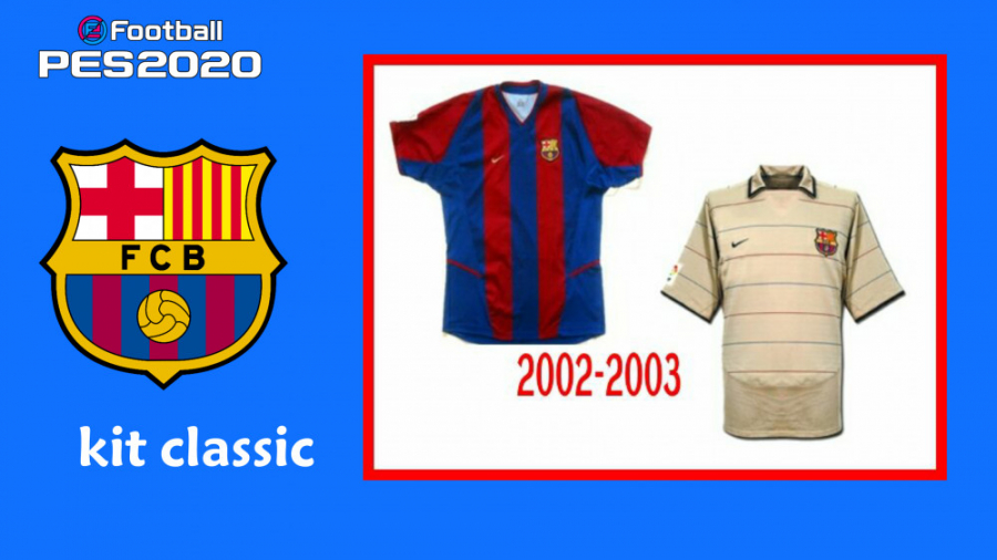 ساخت لباس کلاسیک ۲۰۰۲_۲۰۰۳ تیم بارسلونا