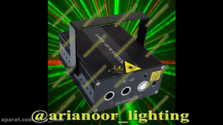 رقص نور لیزری بارانی طرحدار LED ال ای دی ابر و باد HL-60 فروشگاه رقص نور آریانور