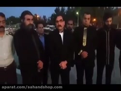 آواز استاد شهرام ناظری بر سر مزار زنده یاد پرویز مشکاتیان